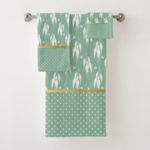 SAGE VERT EUCALYPTUS SPOT SALLE DE BAIN TOWER SET