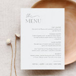 SAGE Wedding Dinner Menu 12x18 Card Einladung<br><div class="desc">Die SAGE Collection ist frisch, modern und perfekt für die böhmische Hochzeit oder Gender-neutrale Feier. Es zeichnet sich durch einen atemberaubenden, modernen Skript-Schriftart aus, gepaart mit einem prächtigen Salbei-Grün-Farbton und schafft ein gleichzeitig schlichtes und elegantes Aussehen. Diese Kollektion ist perfekt für Paare, die gewollt haben, an ihrem besonderen Tag ein...</div>