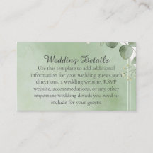 Sage Whisper Botanical Enclosure Cards