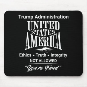 Sagen Sie, dass Sie von Trump "Regierung ohne Ende Mousepad