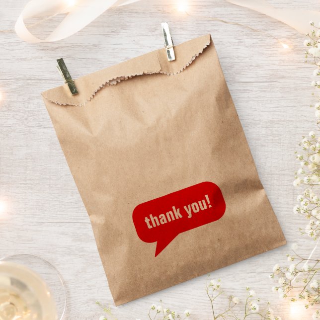 Sagen Sie es Geschenktütchen (Ausgeschnitten)