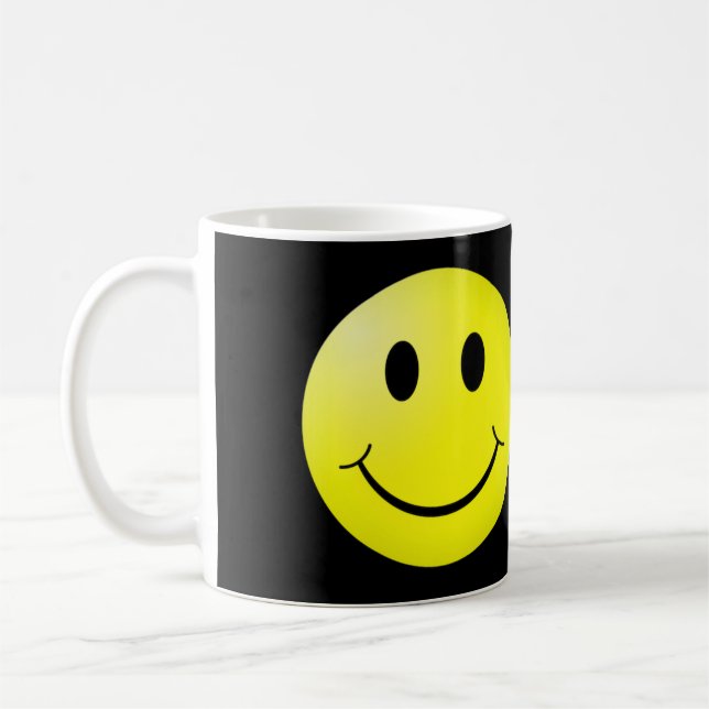 Sagen Sie es in den italienischen Tassen--Lächeln! Kaffeetasse (Links)