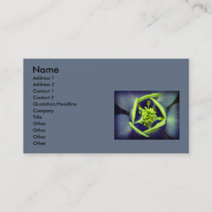 Sagen Sie es mit Blumen Visitenkarte