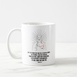 Sagen Sie ihnen, die ein furchtbares Herz haben Kaffeetasse