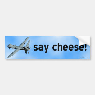 sagen Sie Käse! Autoaufkleber