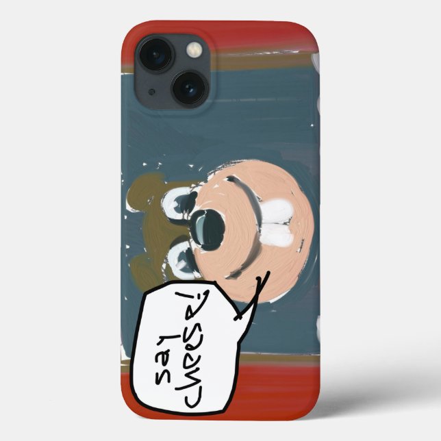 Sagen Sie Käse mit Funny Squirrel Iphone Case (Rückseite)