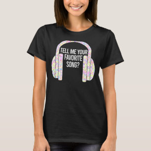 Sagen Sie mir Ihre Lieblings-Song-Eisbrecher-Kopfh T-Shirt
