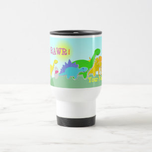 Sagen Sie Rawr! Dinosaurier zurück zu Reisebecher