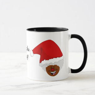 Sagen Sie schwarzer Sankt, was Sie für Weihnachte Tasse