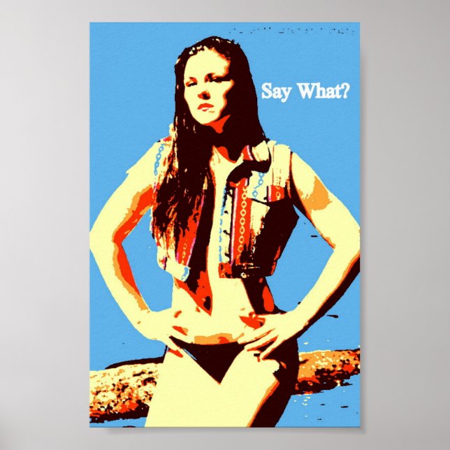sagen, was Einstellung Poster (Vorne)