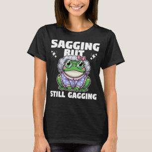 Sagend, aber immer noch gagging T-Shirt
