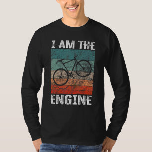 Sagend Ich bin der Motor für Radfahrer Fan 17 T-Shirt