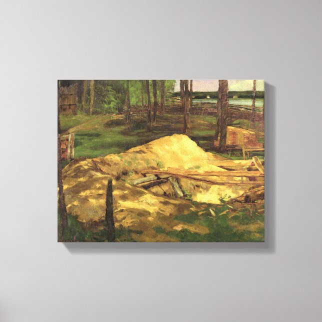 Sägespäne, 1876 leinwanddruck (Vorderseite)