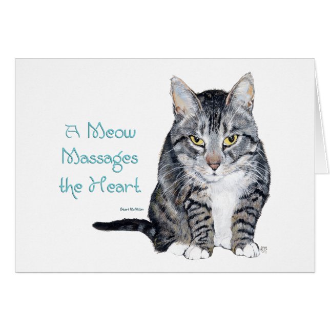 Sagesse de chat - Miau (Devant horizontal)