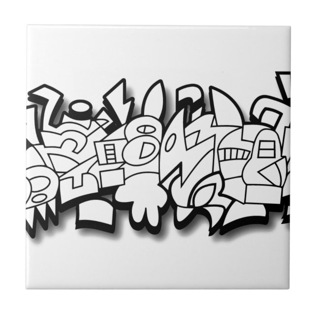 Sägezahn Fliese (Vorderseite)