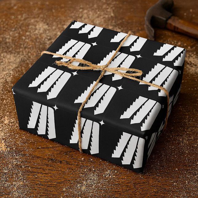 Sägezähne Geschenkpapier (Von Creator hochgeladen)