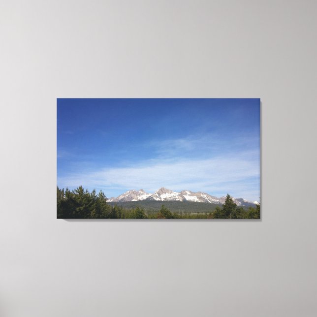 Sägezahngebirge 40x23 leinwanddruck (Vorderseite)