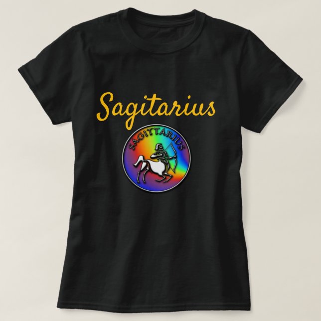 Sagitarius Zodiac T-Shirt (Design vorne)