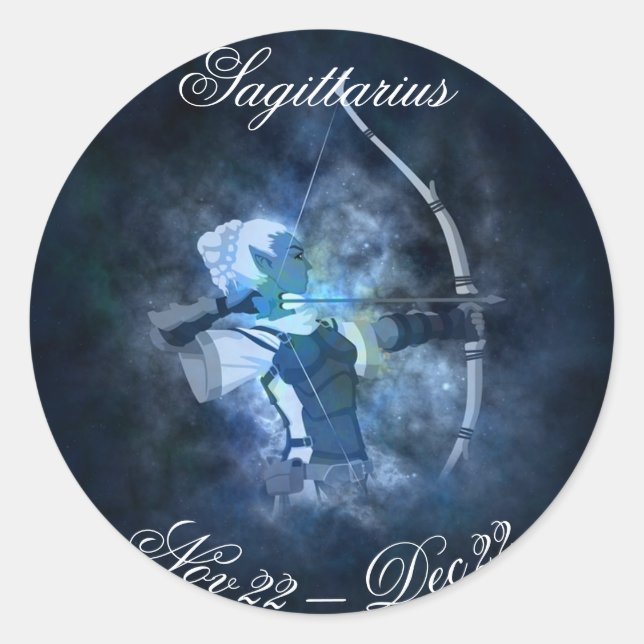 Sagittaire Horoscope Zodiac Astrologie Sticker (Devant)