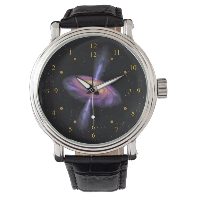 Sagittarier A Quasar V2 ~ Zeitmaschine ~ Armbanduhr (Vorderseite)