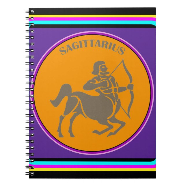 Sagittarier-Notebook Notizblock (Vorderseite)