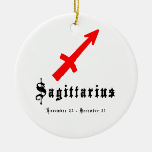 Sagittarius, 22. November - 21. Dezember Keramikornament