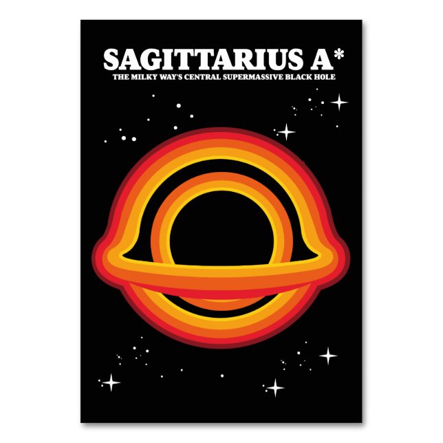 Sagittarius A* Tischnummer (Vorderseite)