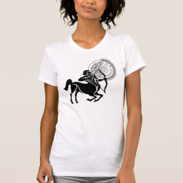 Sagittarius Archer Zodiac Chart T-Shirt