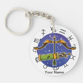 Sagittarius & Aries Akryllischer Schlüsselanhänger