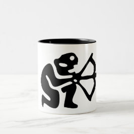 Sagittarius Astrologie Sonnensigne, Zodiakische Ta Zweifarbige Tasse