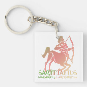 Sagittarius Astrologie Zodiac d1 Schlüsselanhänger