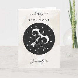 Sagittarius Astrologie Zodiac Sign Horoscope Chic Karte