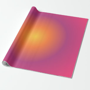 Sagittarius Aura Gradient Zodiac, Lila gelb Geschenkpapier