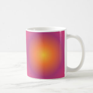 Sagittarius Aura Gradient Zodiac, Lila gelb Kaffeetasse