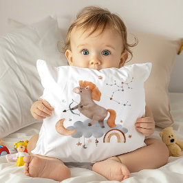 Sagittarius Baby Zodiac Nursery Coussin