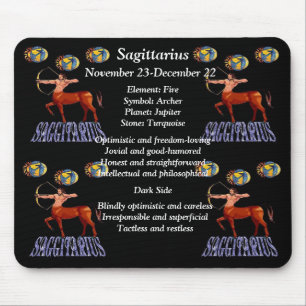 Sagittarius Birth Sign Zodiac Mouse Pad Mousepad