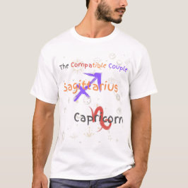 Sagittarius Capricorn Couple T - Shirt