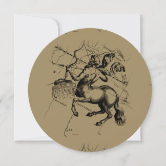 Sagittarius Constellation Hevelius 1690 Gravur