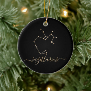 Sagittarius Constellation Keramik Ornament