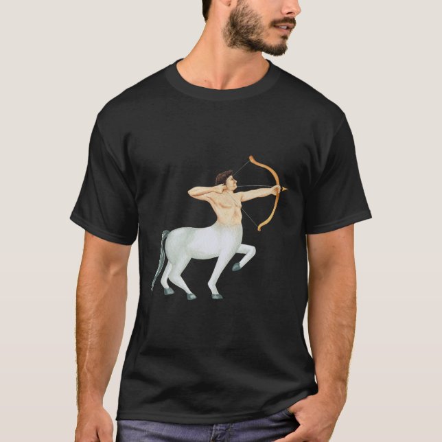 Sagittarius das Sternzeichen des Bogenschiffs Cent T-Shirt (Vorderseite)