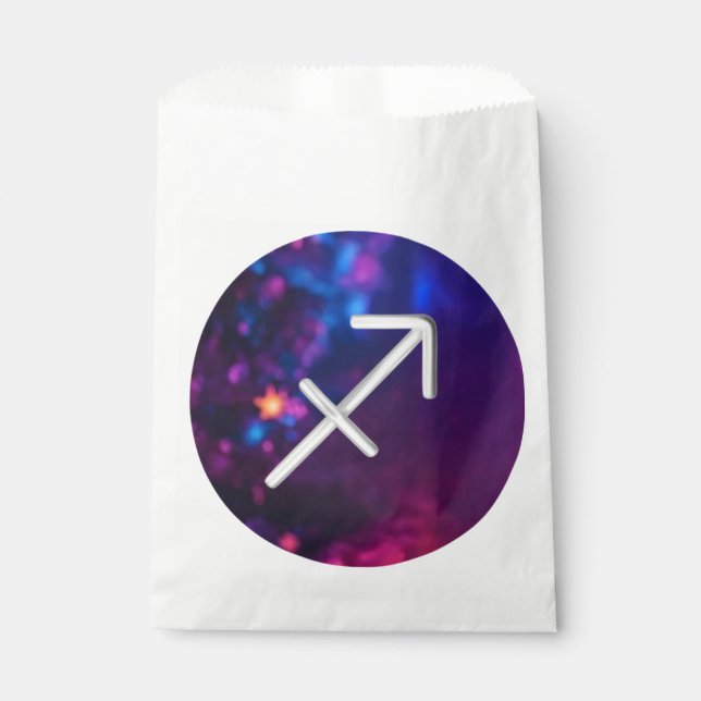 Sagittarius Favor Bag Geschenktütchen (Vorderseite)