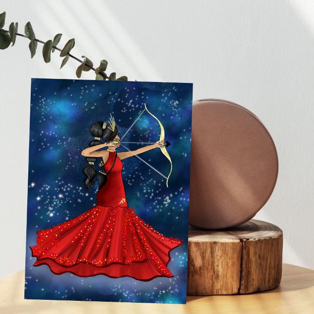Sagittarius Female Goddess Fashion Illustration Poster (Von Creator hochgeladen)