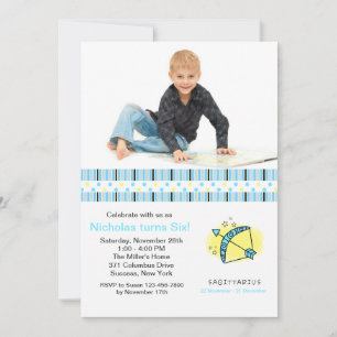 Sagittarius Foto Geburtstagsparty Einladung