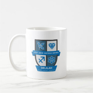 Sagittarius Geburtstags-Wappen™ für 1.-21. Dezembe Kaffeetasse