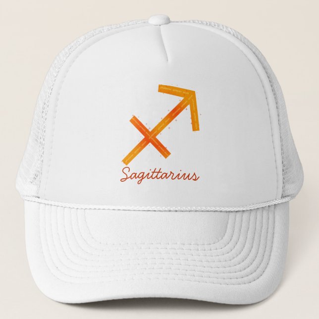 Sagittarius Hat Truckerkappe (Vorderseite)