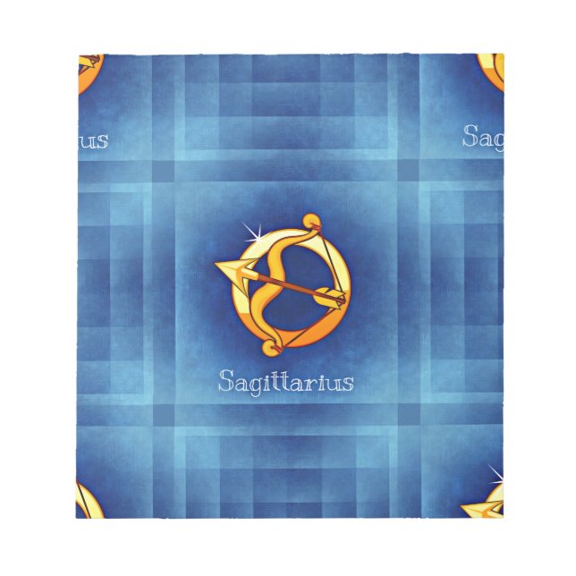 sagittarius horoscope notizblock (Vorderseite)