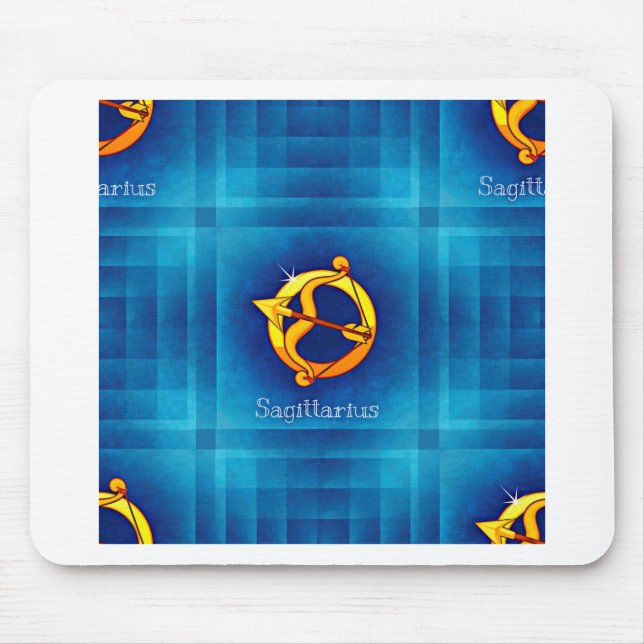 Sagittarius Horoskop Mousepad (Vorne)