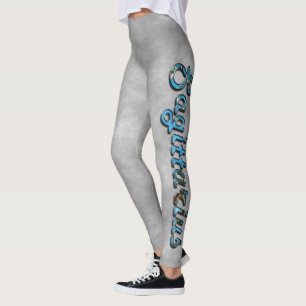 Sagittarius in Türkisgrün Leggings