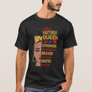 Sagittarius Königin Ich bin ein stärkeres Geburtst T-Shirt