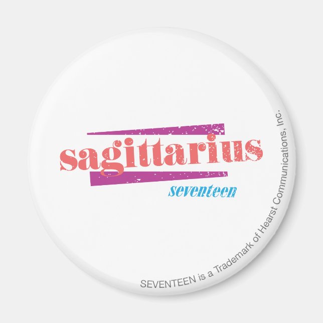 Sagittarius Latpink Magnet (Vorne)